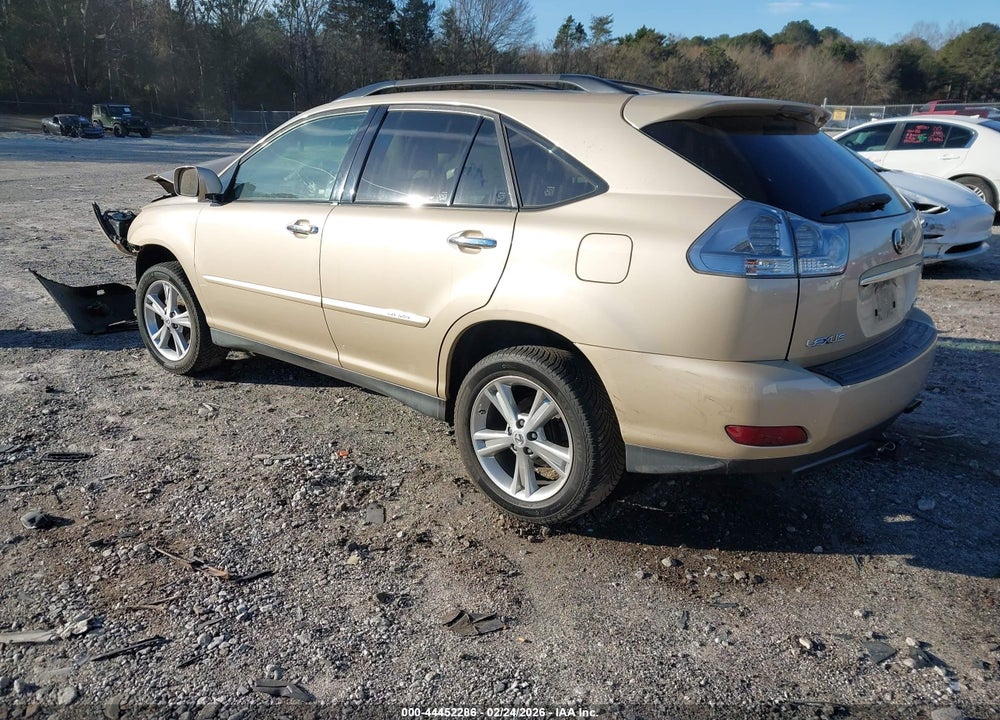 2008 LEXUS RX 400H VIN: JTJGW31U782006357