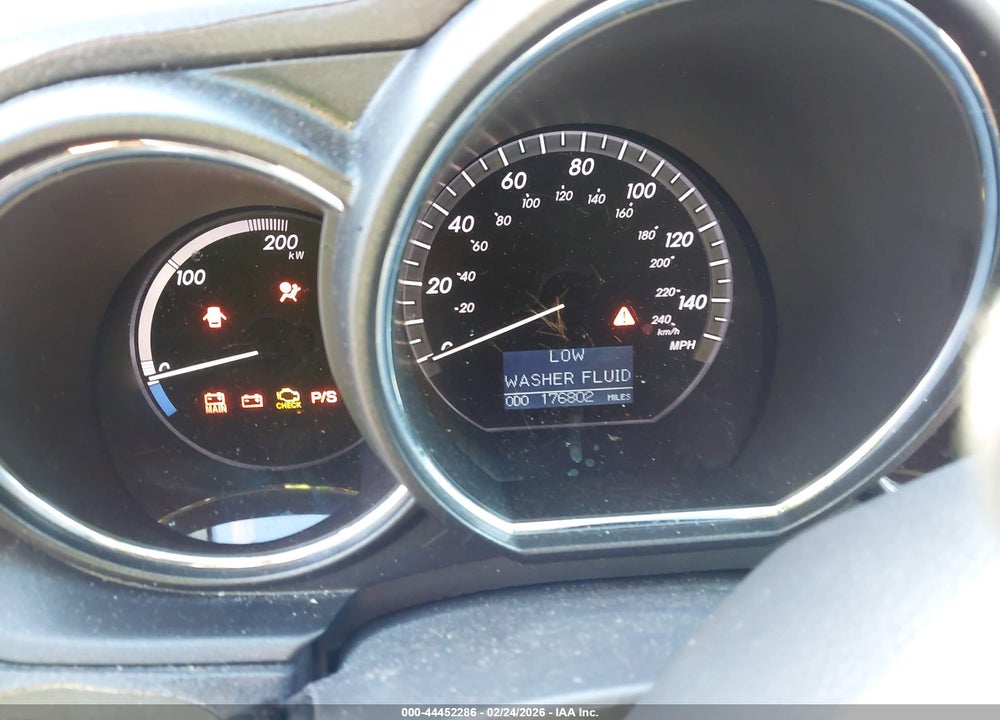 2008 LEXUS RX 400H VIN: JTJGW31U782006357