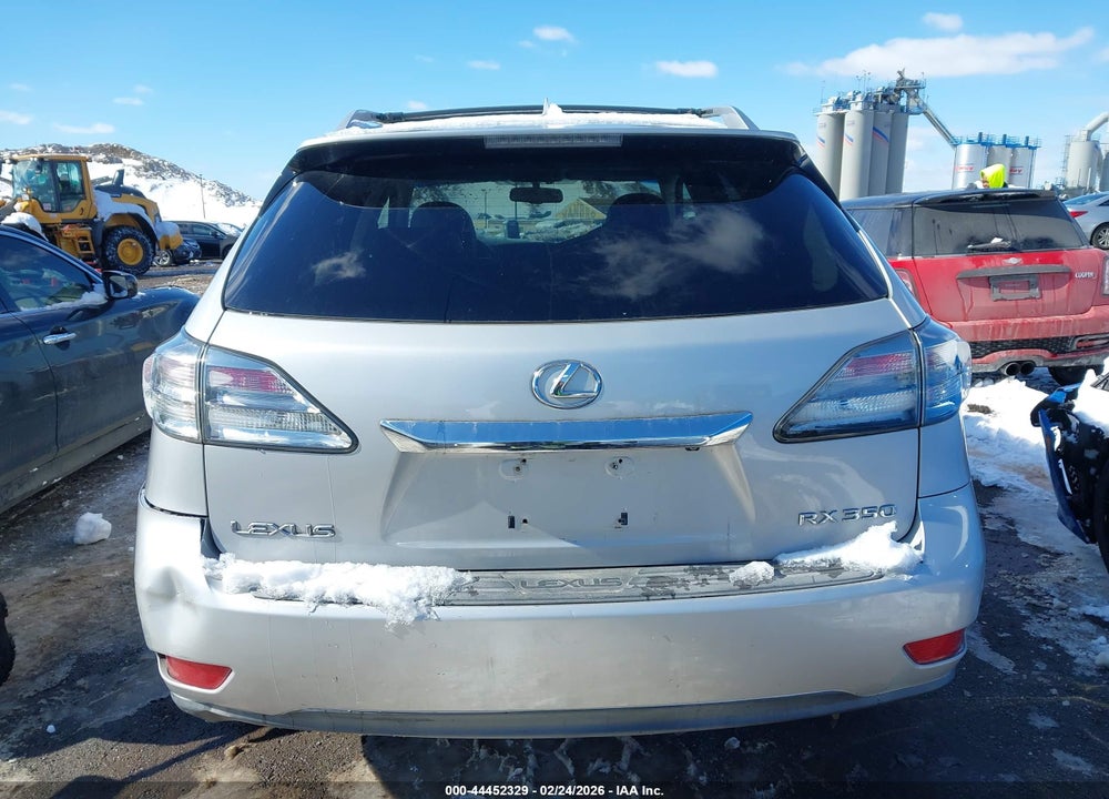 2010 LEXUS RX 350 VIN: 2T2BK1BA5AC053844