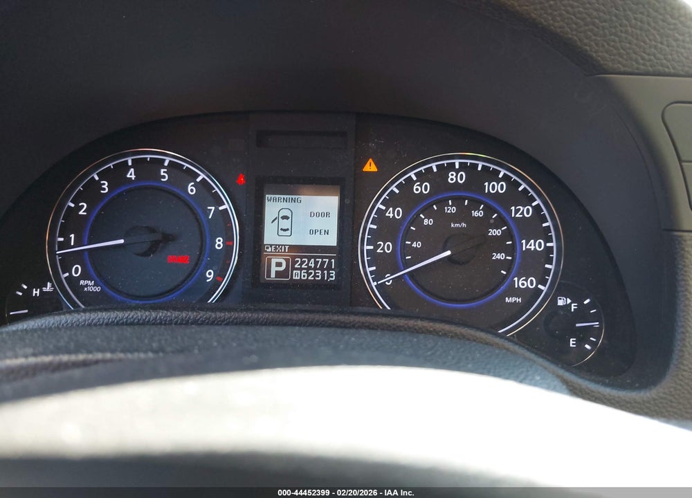2013 INFINITI G37X VIN: JN1CV6EL7DM980803