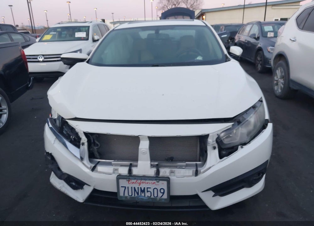 2016 HONDA CIVIC EX-L VIN: 2HGFC1F77GH654562