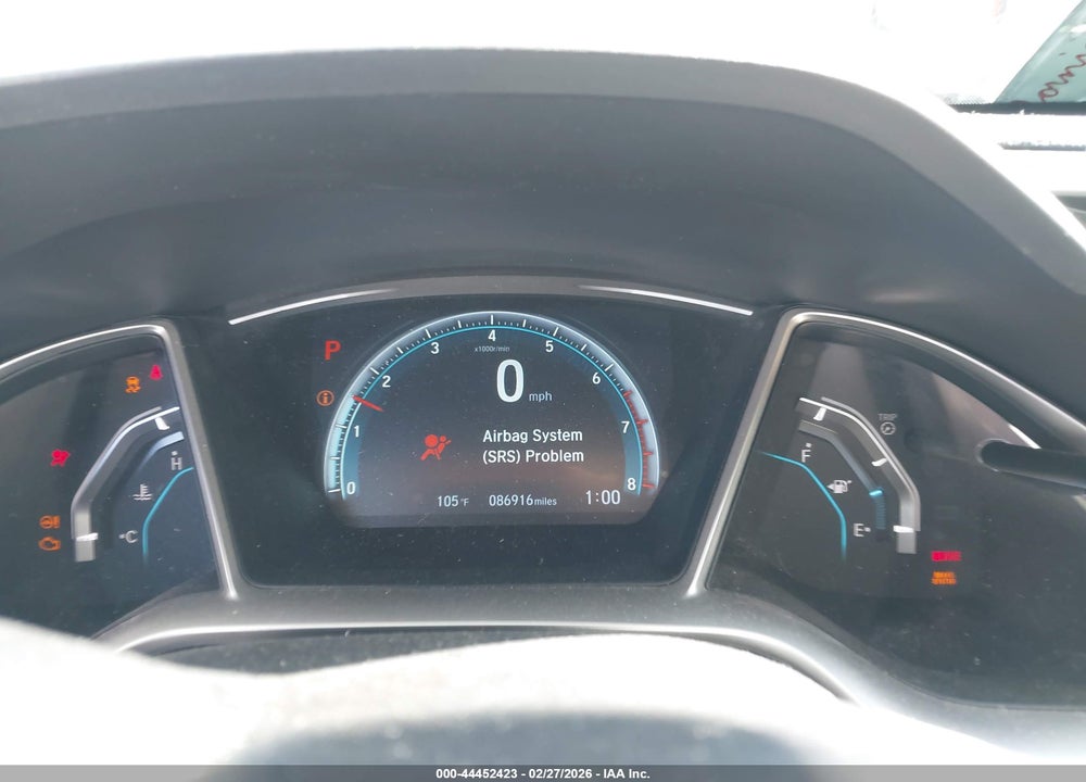 2016 HONDA CIVIC EX-L VIN: 2HGFC1F77GH654562