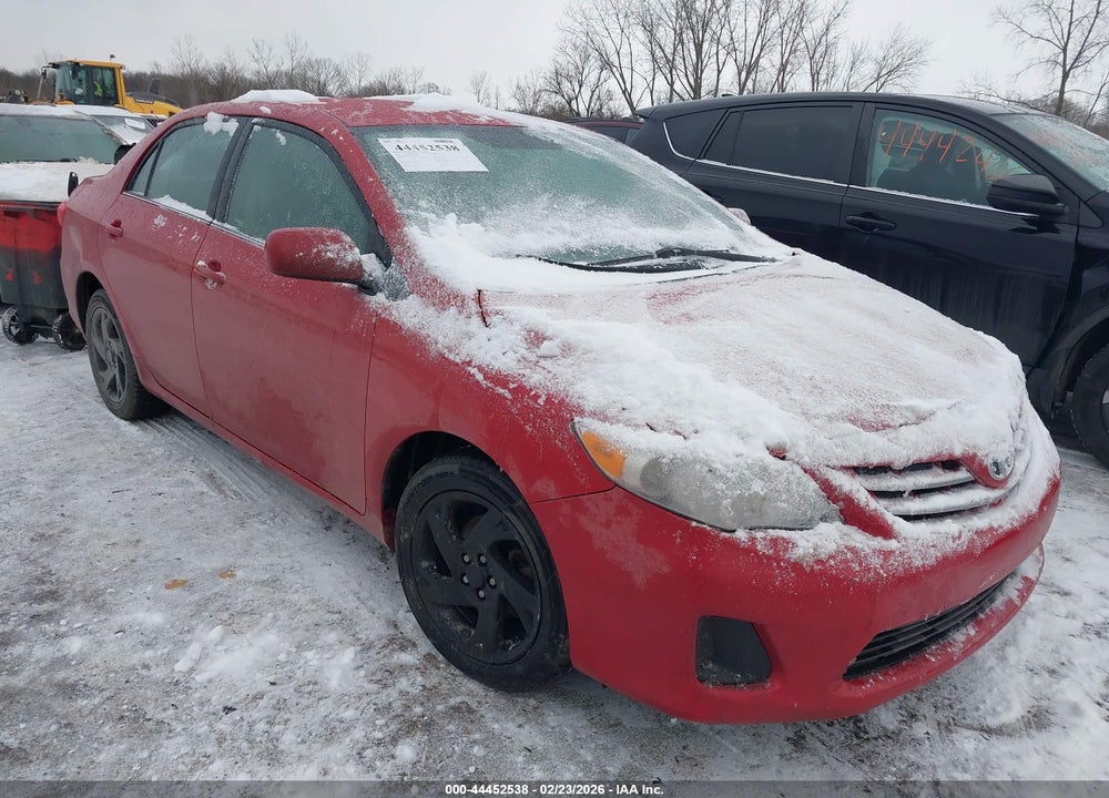 2013 TOYOTA COROLLA LE VIN: 2T1BU4EE5DC970351