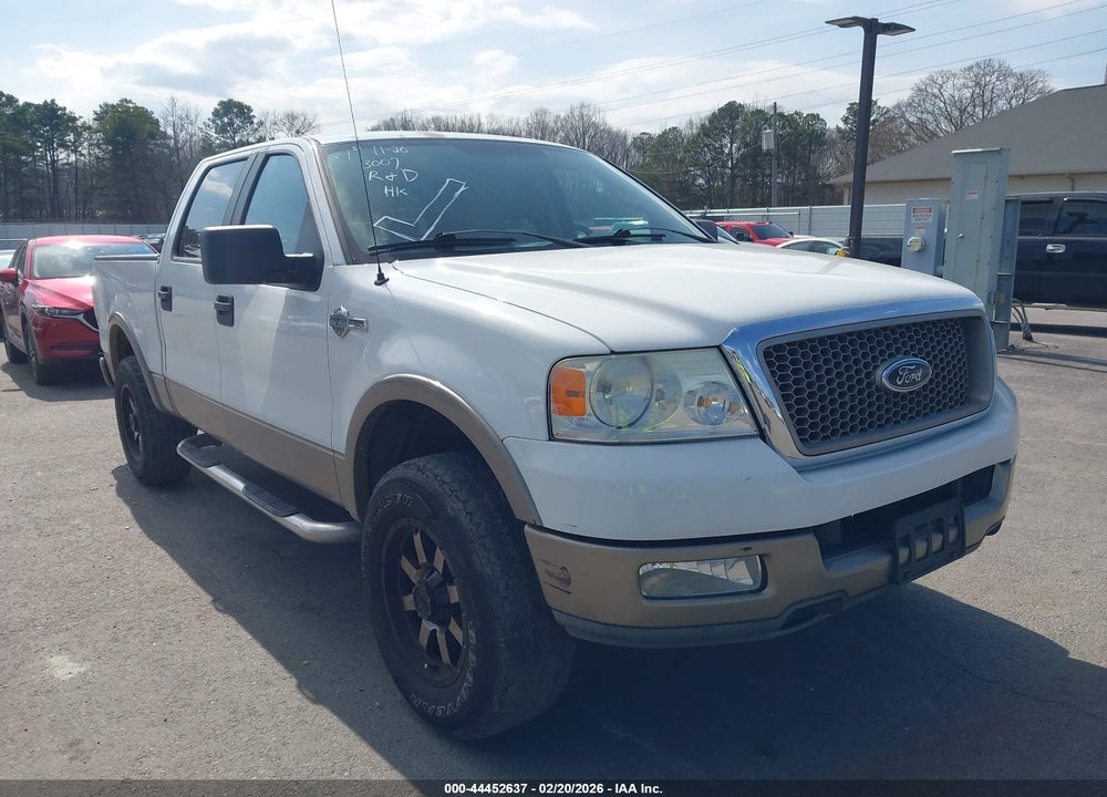 2005 FORD F150 SUPER VIN: 1FTPW14515KC38332
