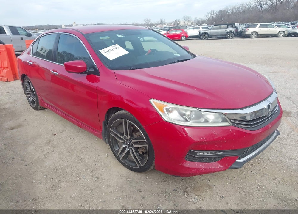 2016 HONDA ACCORD SPORT VIN: 1HGCR2F57GA137072