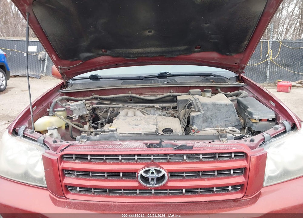 2001 TOYOTA HIGHLANDER V6 VIN: JTEHF21A310026562