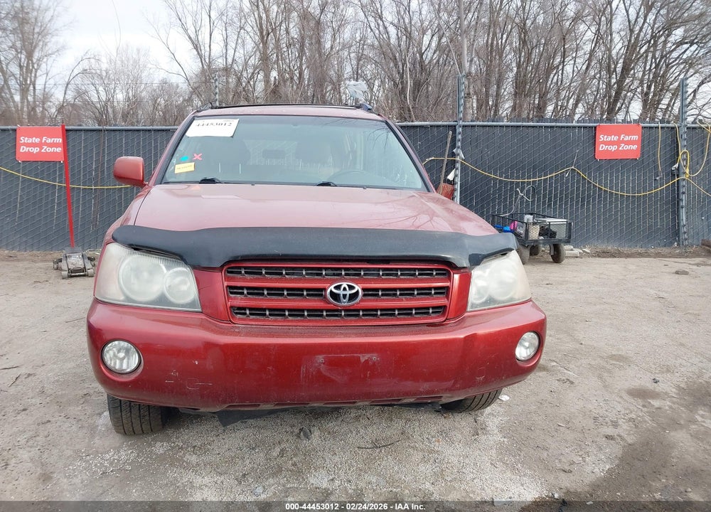 2001 TOYOTA HIGHLANDER V6 VIN: JTEHF21A310026562
