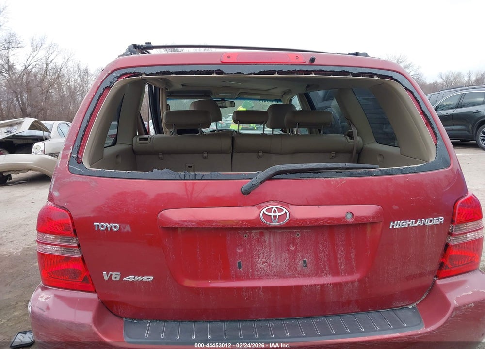 2001 TOYOTA HIGHLANDER V6 VIN: JTEHF21A310026562