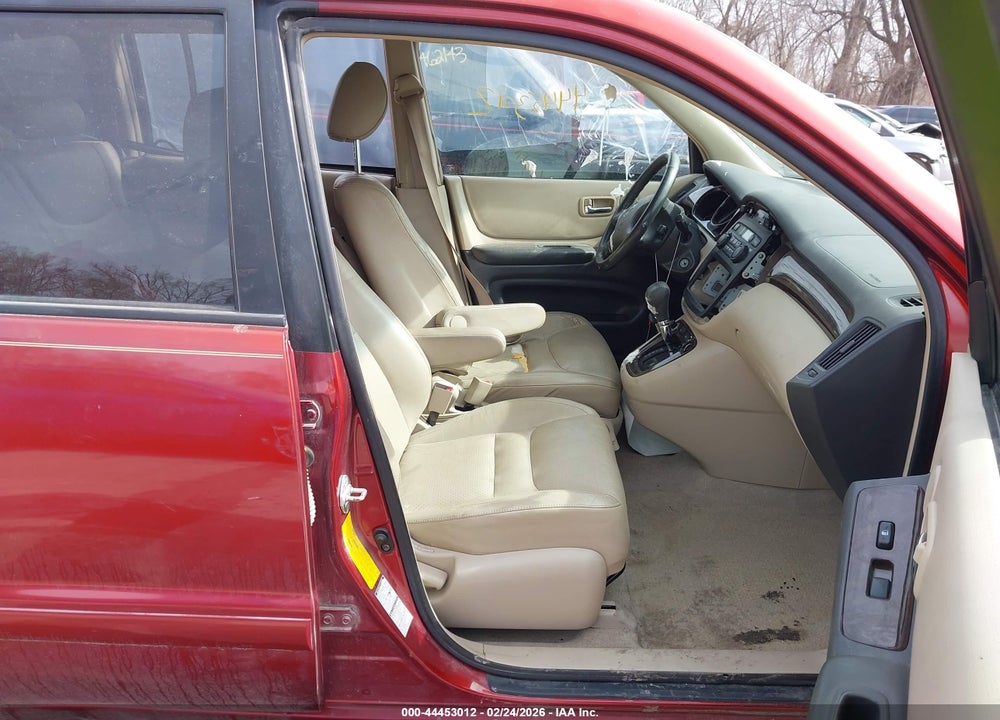 2001 TOYOTA HIGHLANDER V6 VIN: JTEHF21A310026562