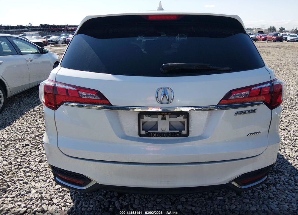 2016 ACURA RDX TECHNOLOGY   WATCH PLUS PACKAGES/TECHNOLOGY PACKAGE VIN: 5J8TB4H56GL029480