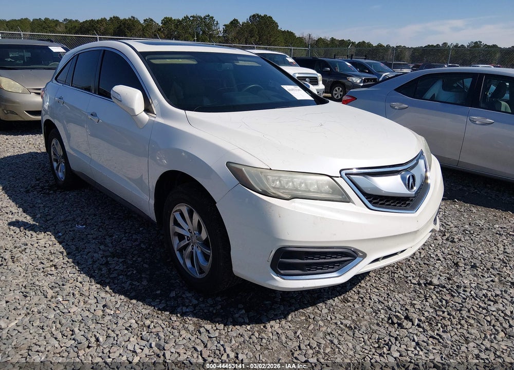 2016 ACURA RDX TECHNOLOGY   WATCH PLUS PACKAGES/TECHNOLOGY PACKAGE VIN: 5J8TB4H56GL029480
