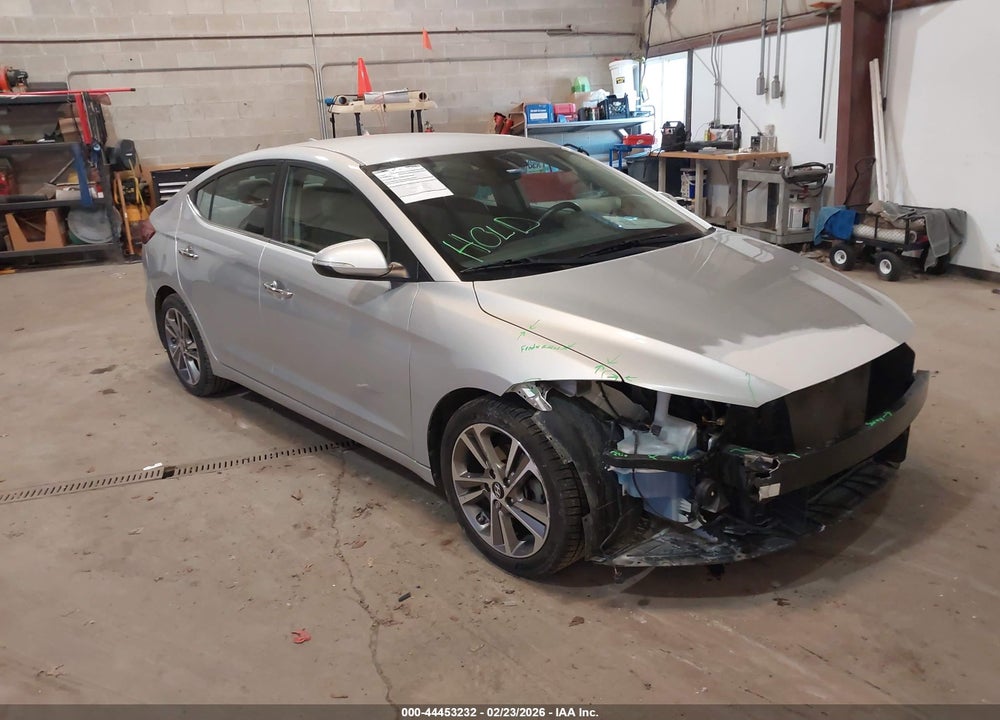 2017 HYUNDAI ELANTRA LIMITED VIN: 5NPD84LF8HH114666