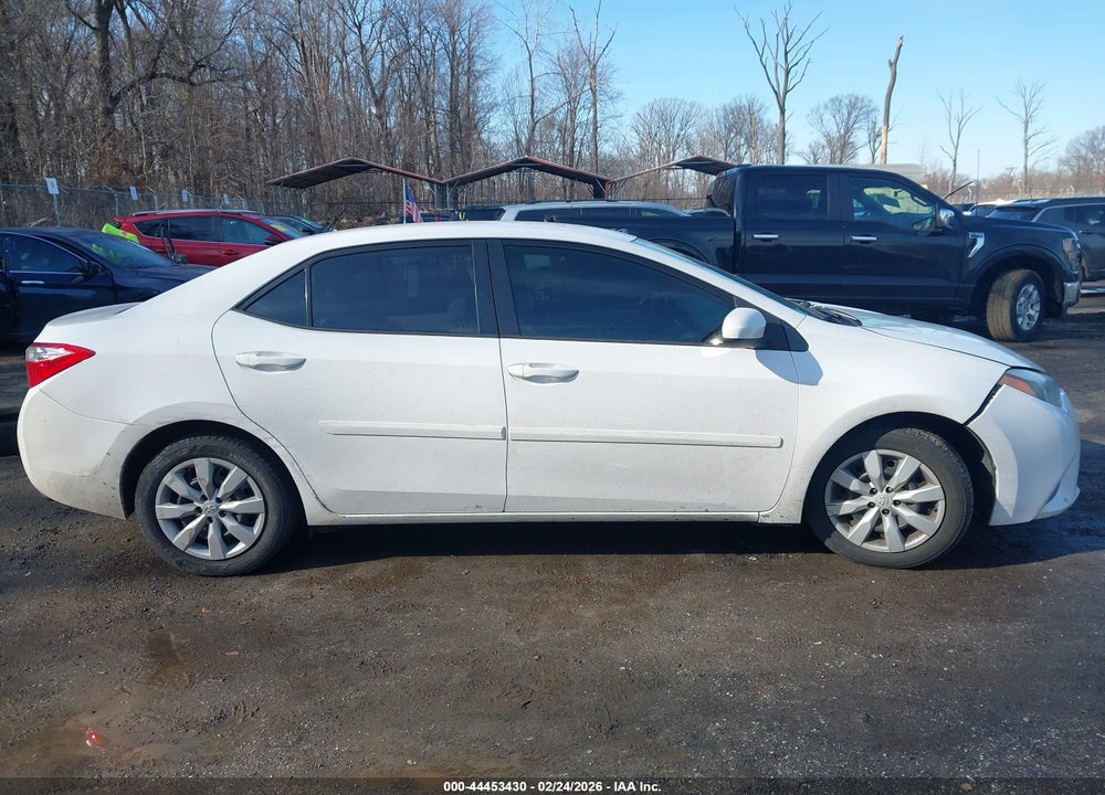 2016 TOYOTA COROLLA LE VIN: 2T1BURHE0GC624382
