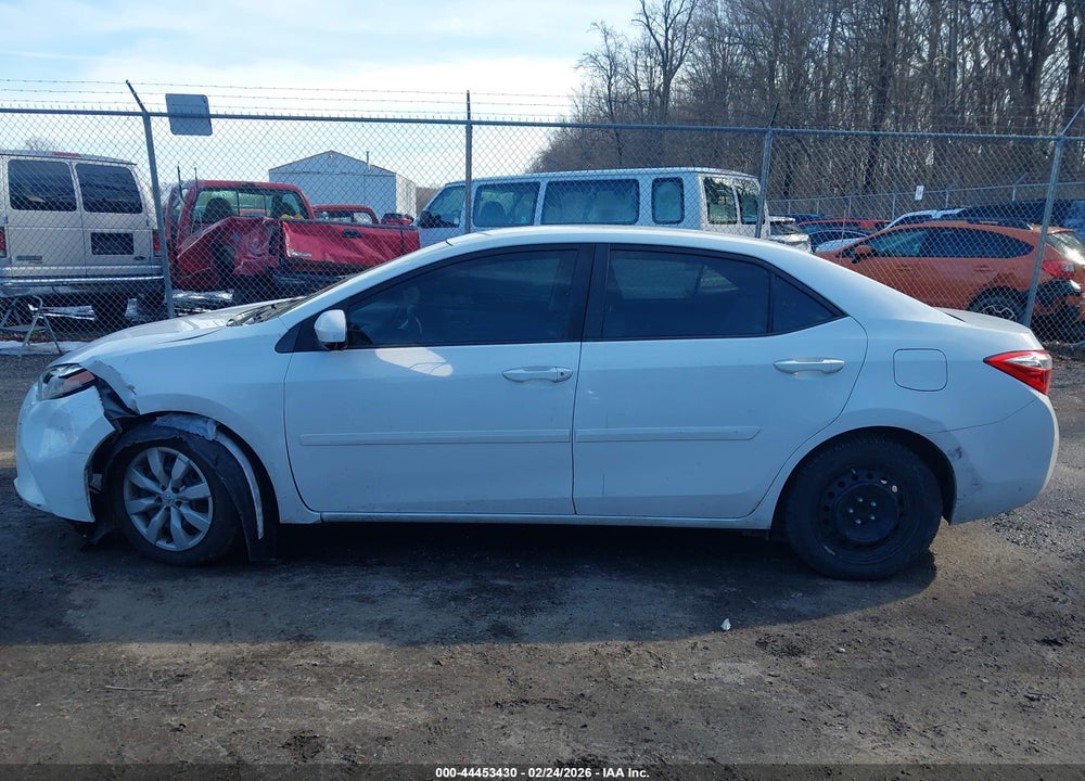 2016 TOYOTA COROLLA LE VIN: 2T1BURHE0GC624382