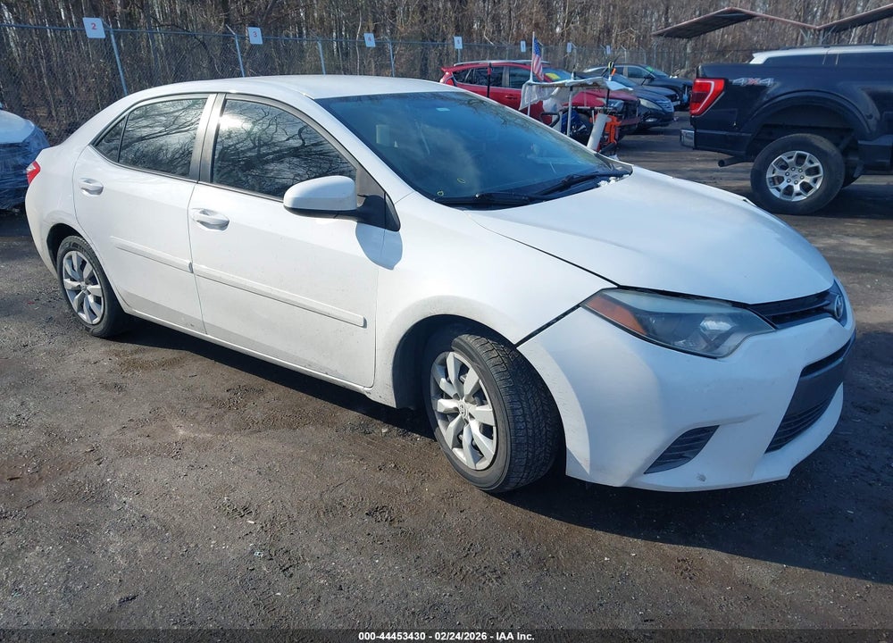 2016 TOYOTA COROLLA LE VIN: 2T1BURHE0GC624382