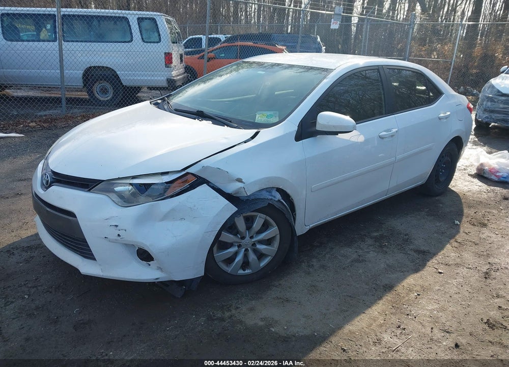 2016 TOYOTA COROLLA LE VIN: 2T1BURHE0GC624382