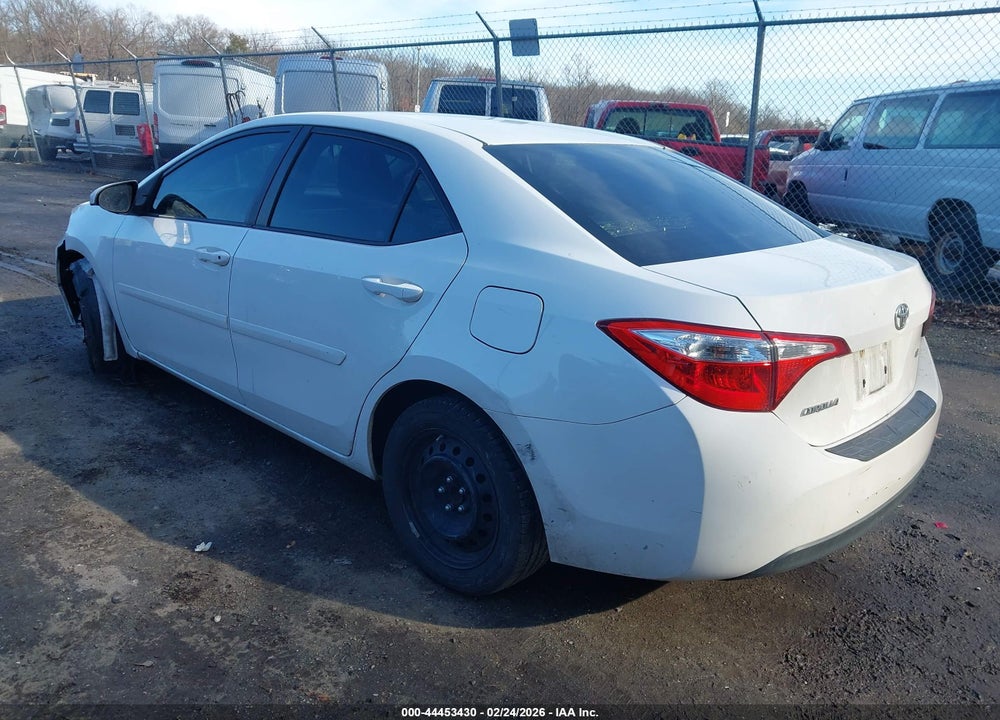 2016 TOYOTA COROLLA LE VIN: 2T1BURHE0GC624382