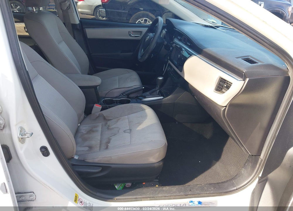 2016 TOYOTA COROLLA LE VIN: 2T1BURHE0GC624382