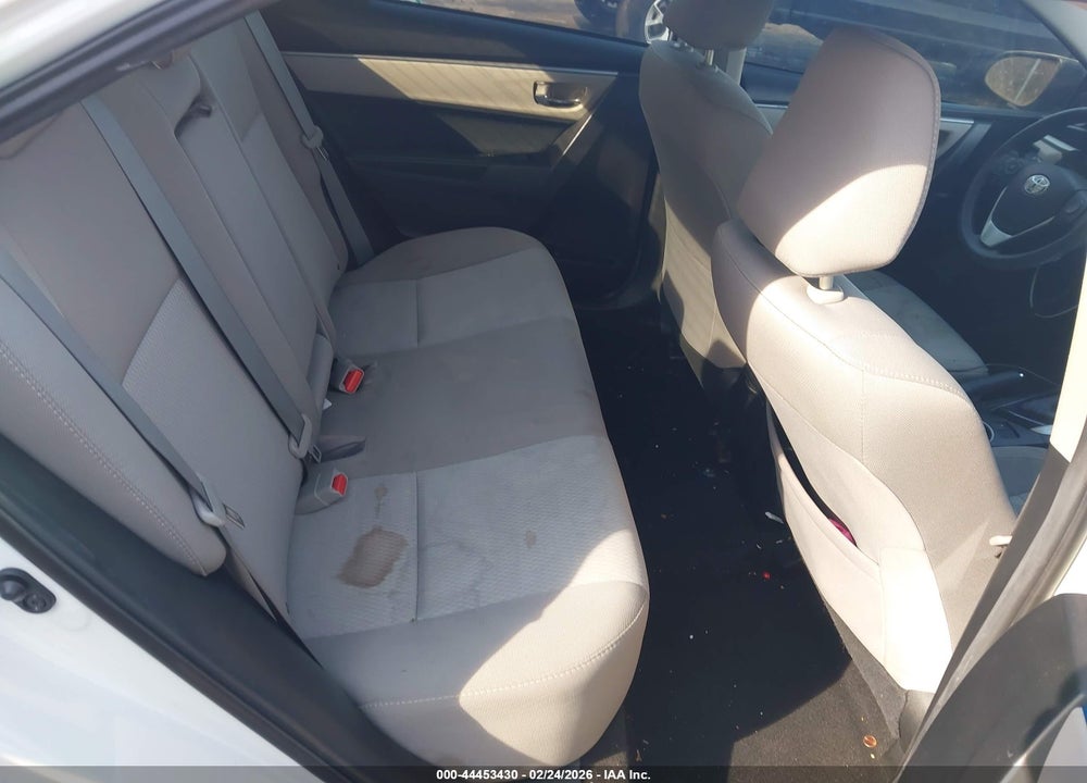 2016 TOYOTA COROLLA LE VIN: 2T1BURHE0GC624382