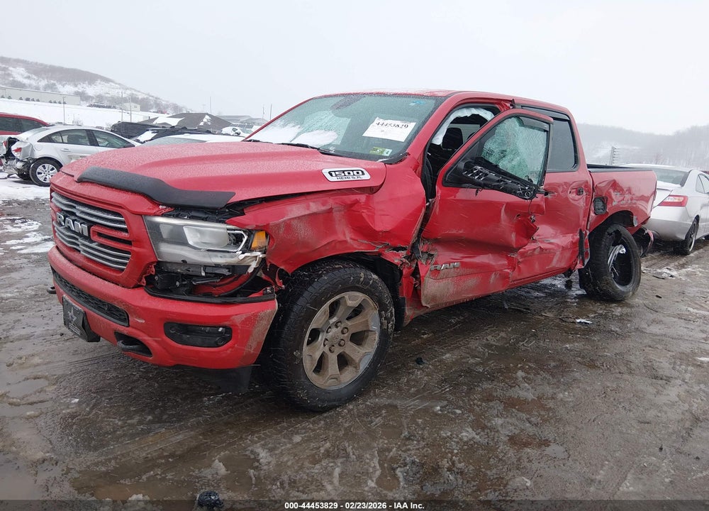 2019 RAM 1500 BIG HORN/LONE STAR  4X4 5'7 BOX VIN: 1C6SRFFT4KN802941