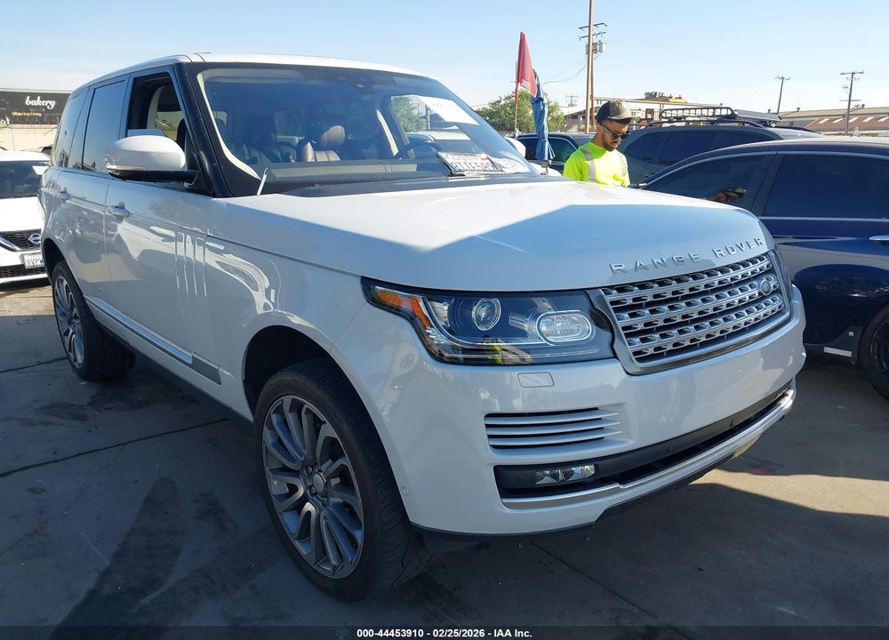 2017 LAND ROVER RANGE ROVER 3.0L V6 TURBOCHARGED DIESEL HSE TD6 VIN: SALGS2FKXHA353034