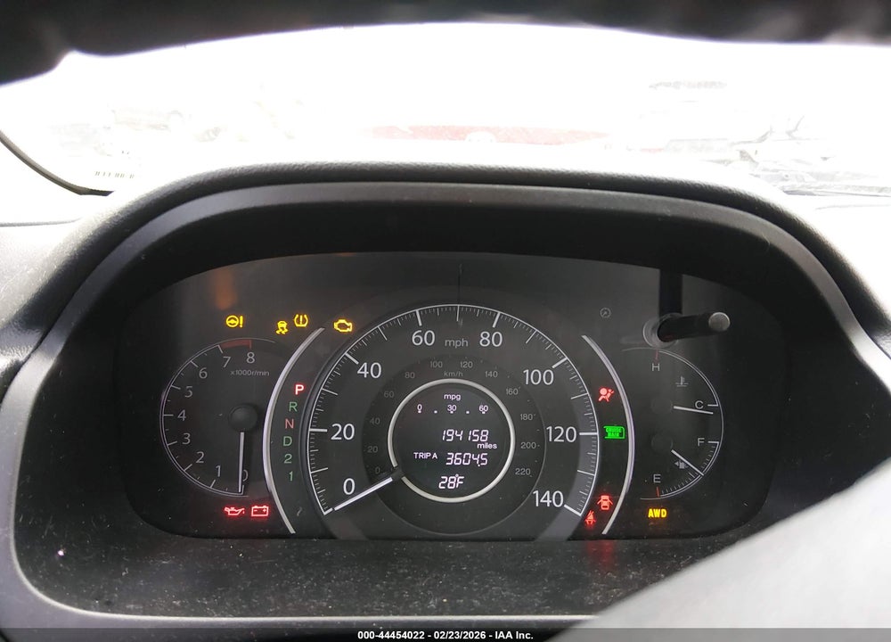 2013 HONDA CR-V EX-L VIN: 5J6RM4H70DL077020