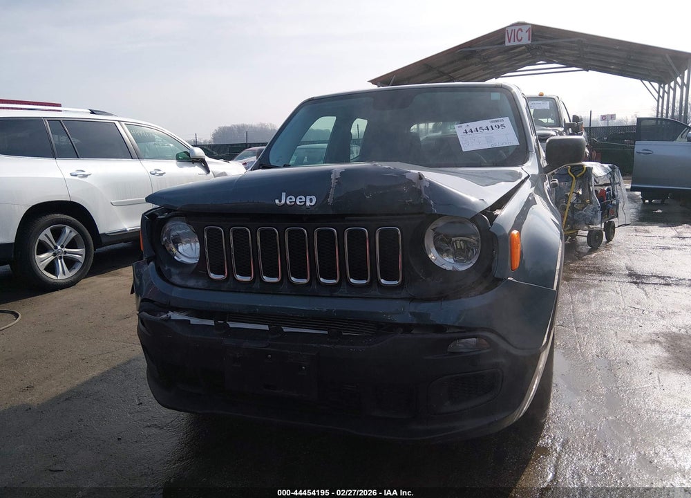 2017 JEEP RENEGADE SPORT FWD VIN: ZACCJAAB6HPF87746