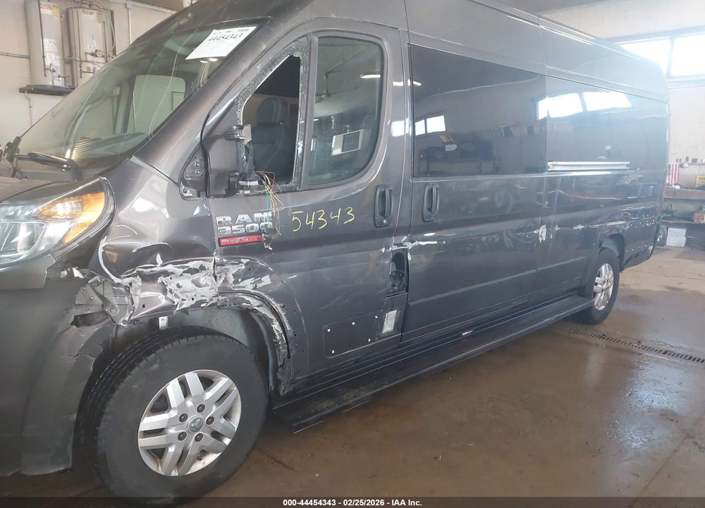 2021 RAM PROMASTER 3500 CARGO VAN HIGH ROOF 159 WB EXT VIN: 3C6MRVJG8ME558828