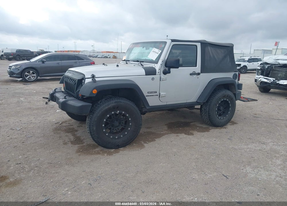 2012 JEEP WRANGLER SPORT VIN: 1C4AJWAG7CL205785