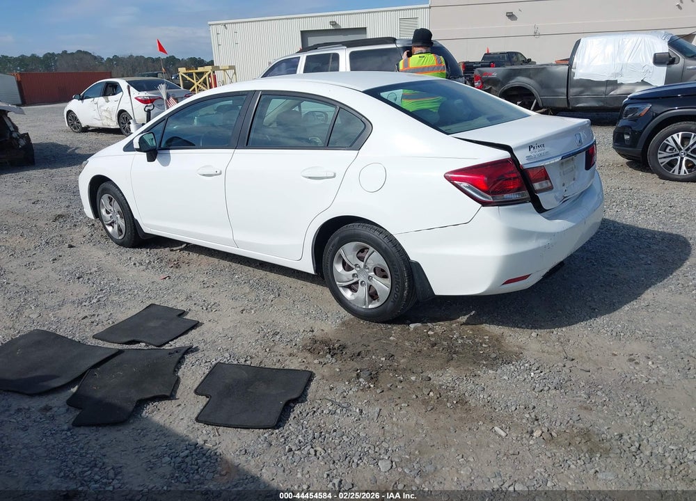 2014 HONDA CIVIC LX VIN: 19XFB2F52EE063537