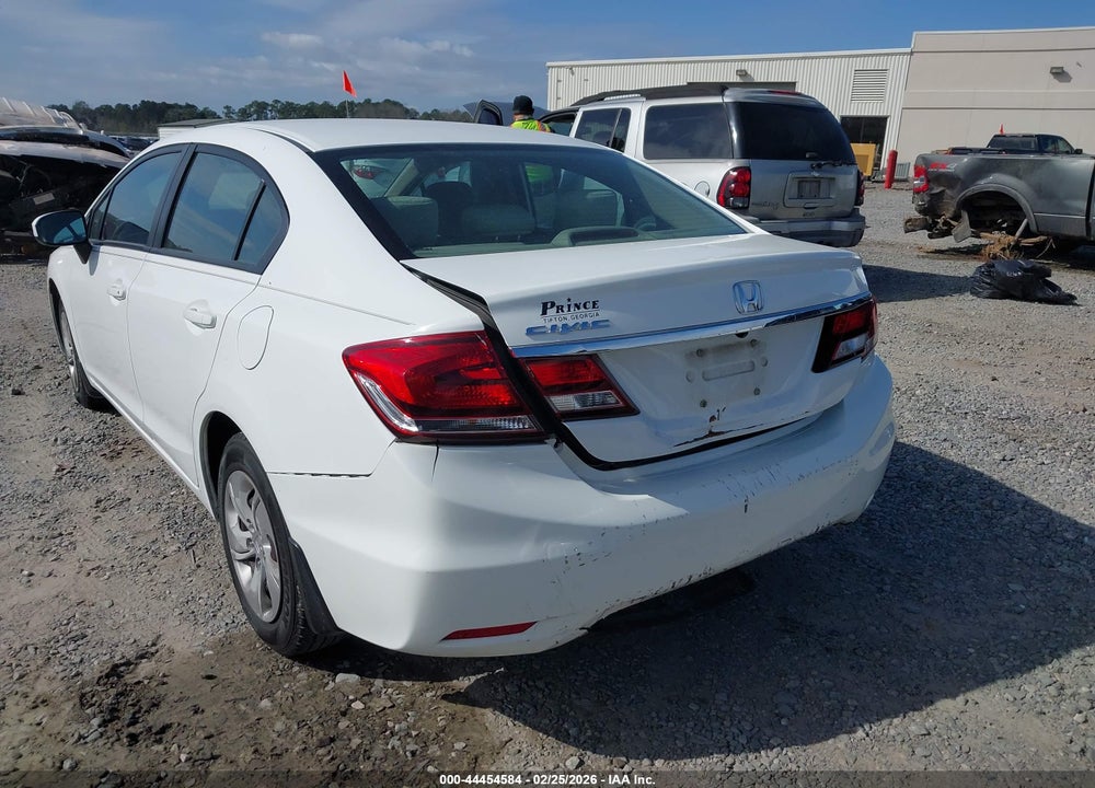 2014 HONDA CIVIC LX VIN: 19XFB2F52EE063537