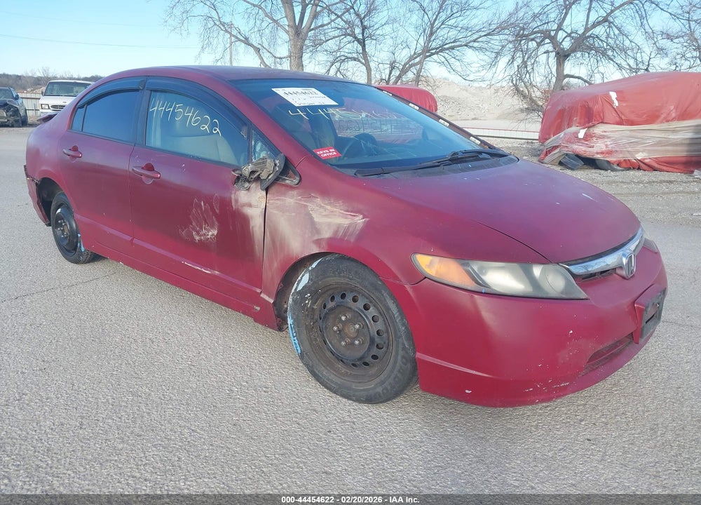 2007 HONDA CIVIC LX VIN: JHMFA16577S007279