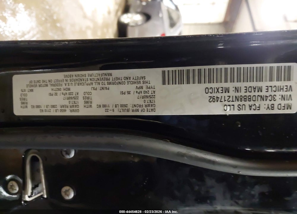 2022 JEEP COMPASS LATITUDE 4X4 VIN: 3C4NJDBB8NT217492
