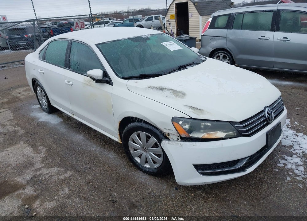 2012 VOLKSWAGEN PASSAT 2.5L S VIN: 1VWAP7A3XCC083552