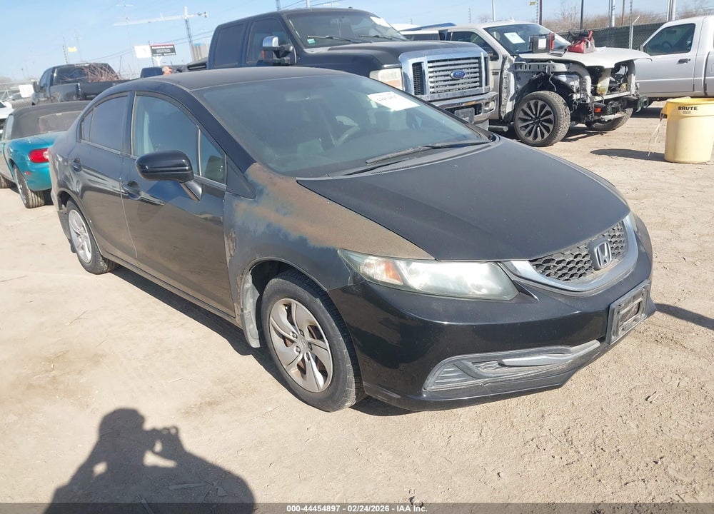 2014 HONDA CIVIC LX VIN: 19XFB2F55EE273386