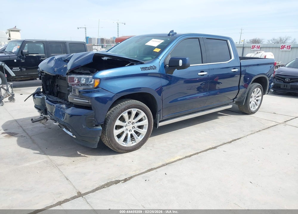 2022 CHEVROLET SILVERADO 1500 LTD 4WD  SHORT BED HIGH COUNTRY VIN: 3GCUYHED5NG163315