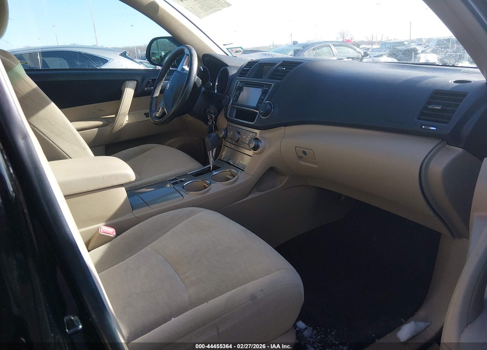 2013 TOYOTA HIGHLANDER BASE PLUS V6 VIN: 5TDBK3EHXDS259472