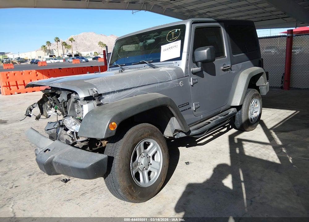 2013 JEEP WRANGLER SPORT VIN: 1C4AJWAGXDL619144