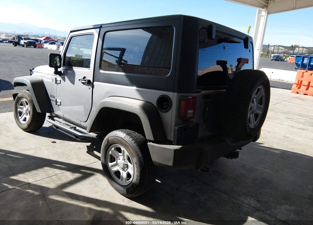 2013 JEEP WRANGLER SPORT VIN: 1C4AJWAGXDL619144