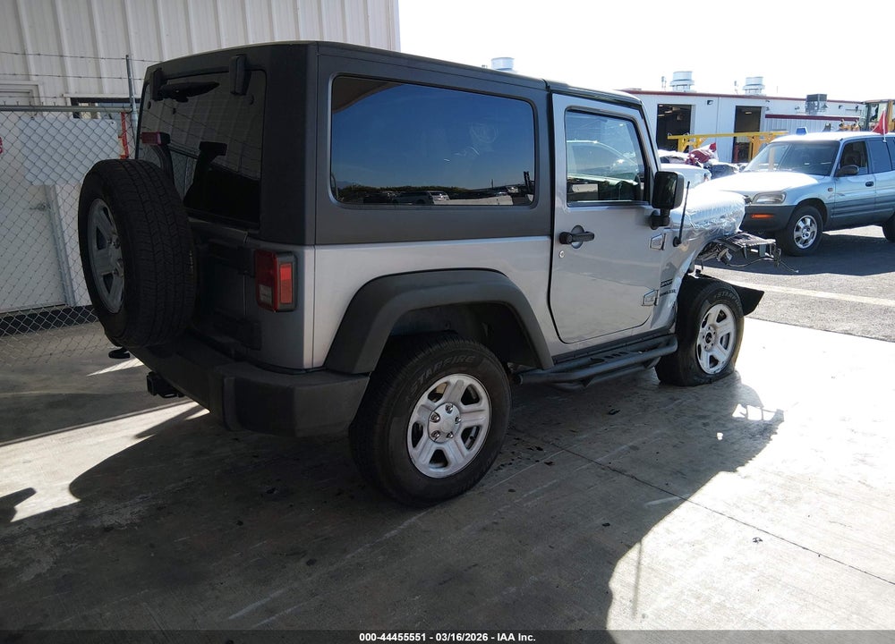 2013 JEEP WRANGLER SPORT VIN: 1C4AJWAGXDL619144