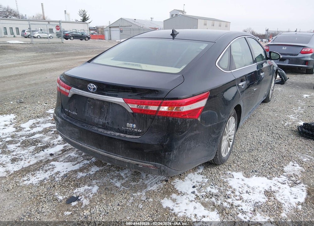 2013 TOYOTA AVALON HYBRID LIMITED VIN: 4T1BD1EB6DU015285