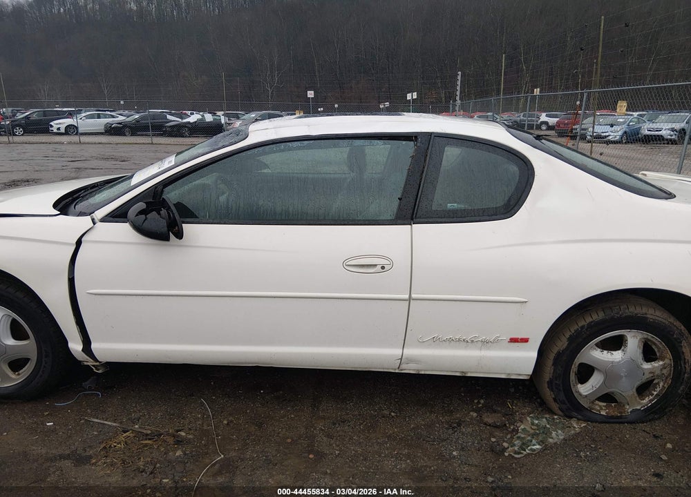 2002 CHEVROLET MONTE CARLO SS VIN: 2G1WX15KX29152391