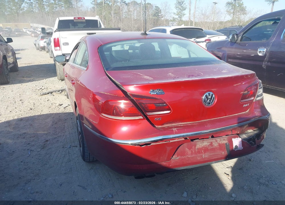 2013 VOLKSWAGEN CC 2.0T SPORT VIN: WVWBN7ANXDE565233