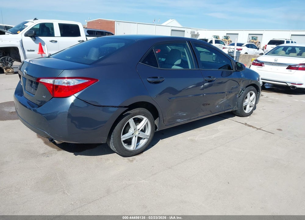 2016 TOYOTA COROLLA LE VIN: 5YFBURHE1GP411344