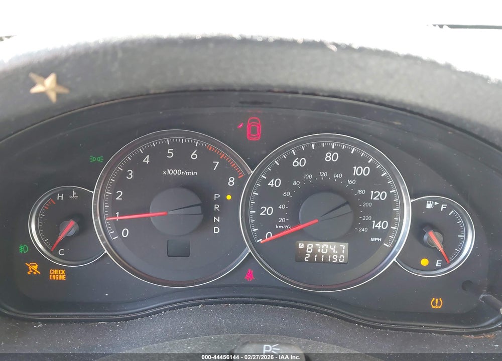 2009 SUBARU OUTBACK 2.5I LIMITED VIN: 4S4BP66CX97334285