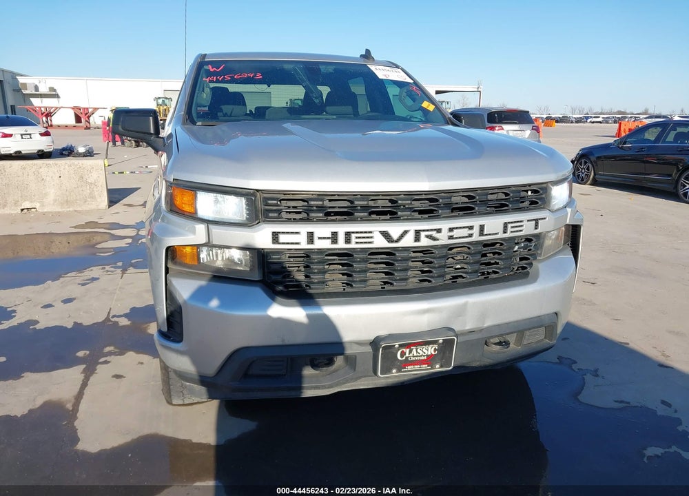 2021 CHEVROLET SILVERADO 1500 2WD  SHORT BED CUSTOM VIN: 3GCPWBEK8MG213346