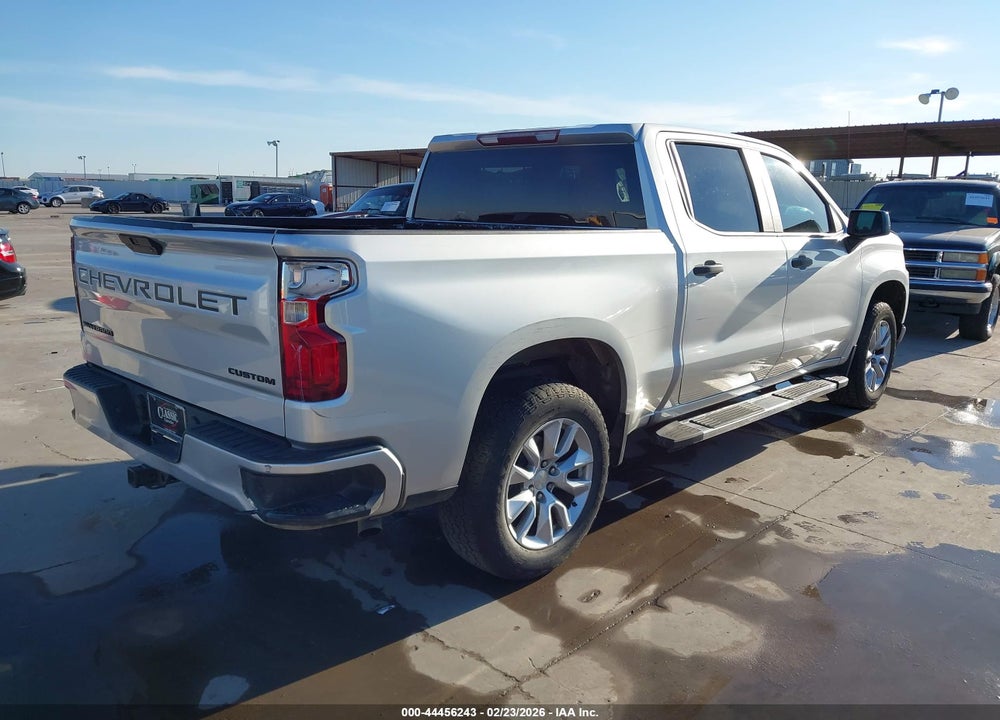 2021 CHEVROLET SILVERADO 1500 2WD  SHORT BED CUSTOM VIN: 3GCPWBEK8MG213346