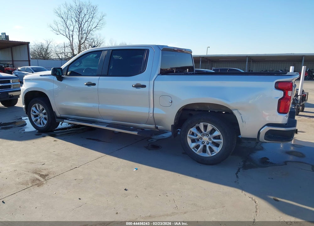 2021 CHEVROLET SILVERADO 1500 2WD  SHORT BED CUSTOM VIN: 3GCPWBEK8MG213346