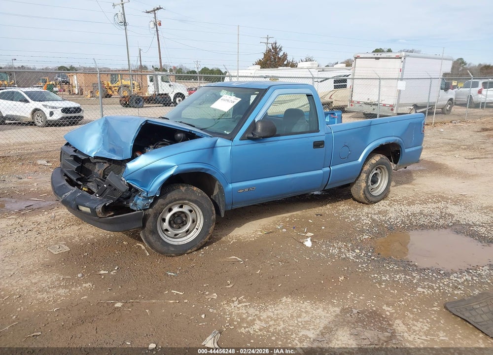1996 CHEVROLET S TRUCK S10 VIN: 1GCCS14X3TK113762