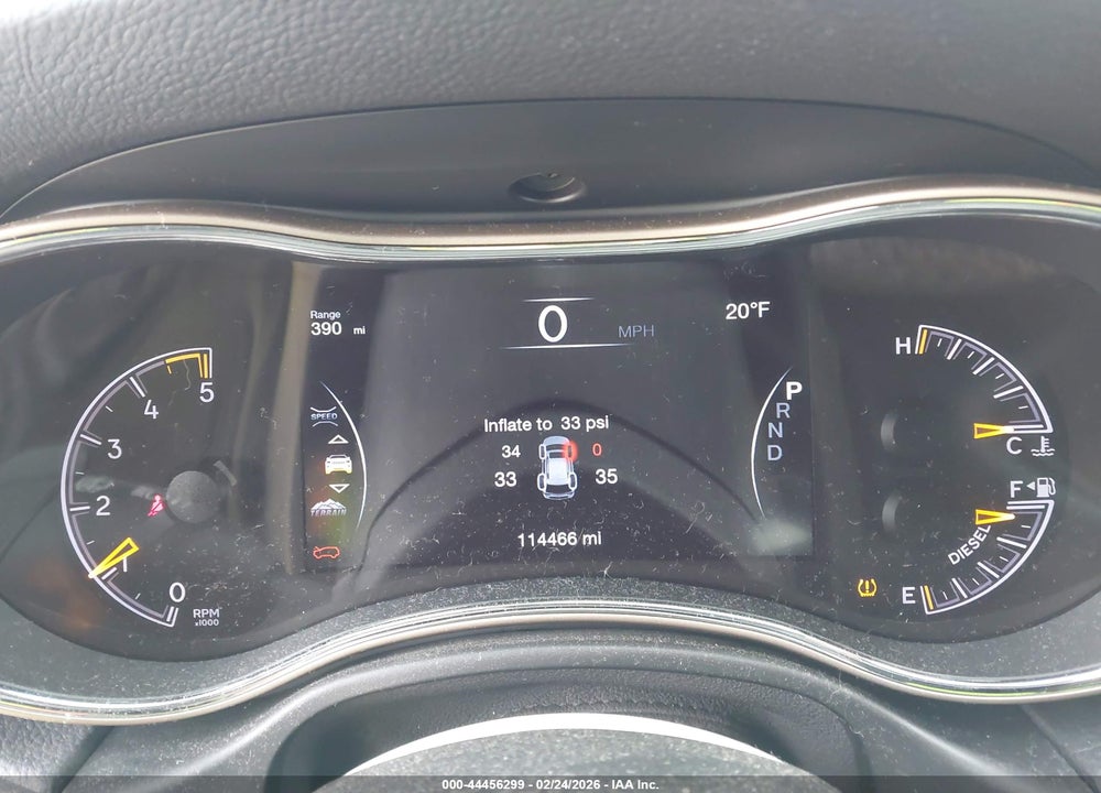 2016 JEEP GRAND CHEROKEE LIMITED VIN: 1C4RJFBM6GC319628